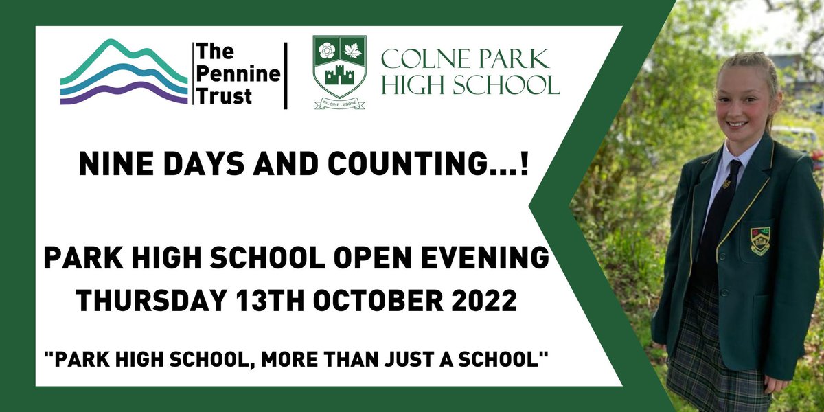 park_high_colne's tweet photo. The count down is on! #Education #OpenEvening #Lanchasire #ParkHigh #Ambition #OfstedGood #Collaboration #BeTheBest
#Shine https://t.co/XJazPSHrKw