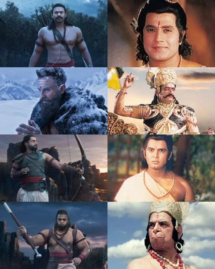 Gopalvbn's tweet photo. Is it just a movie or mastermind ly planned attempt to brainwash the great history to generations. 
These kind of vfx can never take budget of 500cr. Why only #BoycottAdipurush when we can #BanAdipurush #OmRaut
#DisappointingAdipurish
@GemsOfBollywood https://t.co/85BSJKz7zm