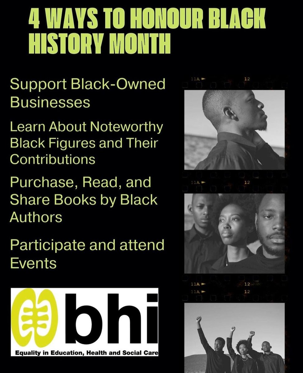 Let this month be the start for every month #BlackEveryMonth #EveryOnesHistory