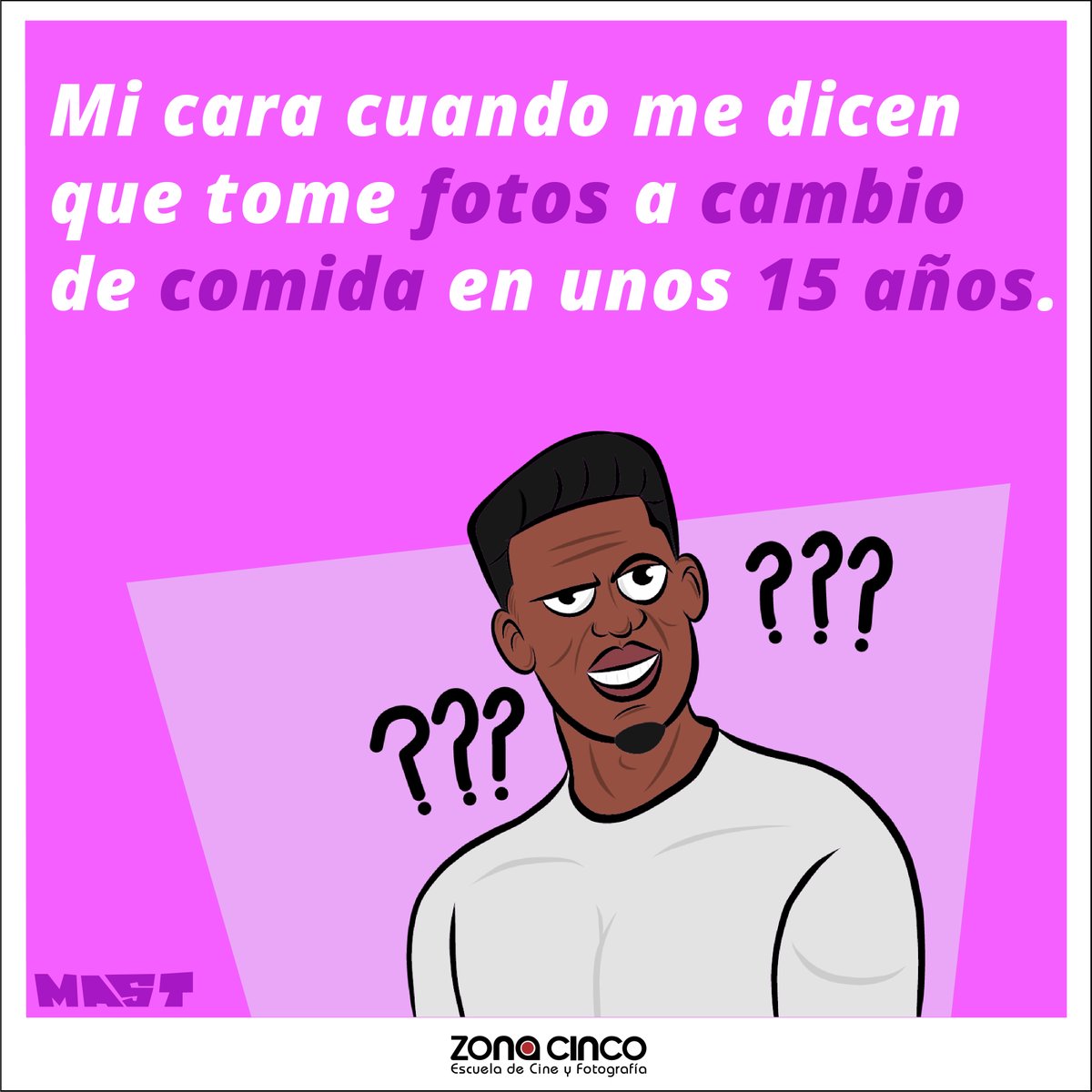 ➡️ 🤔¿Sabes cómo cobrar por tu trabajo? Te leemos 

#fotografia #cursos #bogota #zonacinco #meme