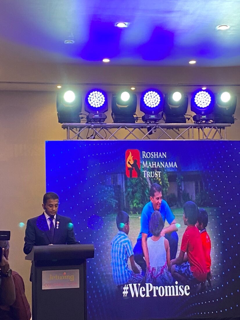 eathappySL's tweet photo. Congratulations to @Rosh_Maha on the launch of the Roshan Mahanama Trust. We look forward to many more collaborations in the future 🙌🏾 
#WePromise https://t.co/lZTzNmorRx