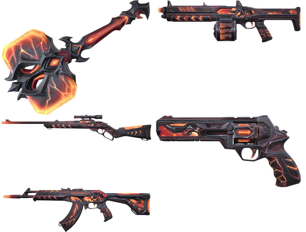 Valorant Updates on Twitter "New Crimsonbeast Collection Includes