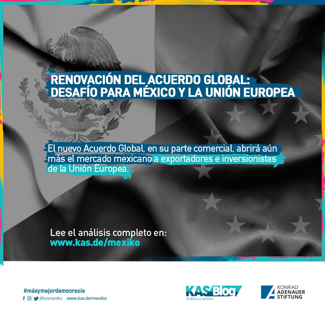 kasmexiko's tweet photo. #KASBlog✍🏼 ¿Hasta cuándo podremos tener un renovado Acuerdo Global México🇲🇽-Unión Europea🇪🇺?
Esta semana nuestro colega Patricio Garza escribe sobre la "Renovación del Acuerdo Global: desafío para México y la Unión Europea". 📲 Leer aquí: https://t.co/iT3Dk5Jslx
🇩🇪🤝🇲🇽 https://t.co/HTZxyILnHU