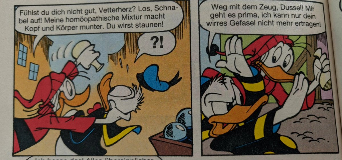 grummsch's tweet photo. Donald Duck schon vor langer Zeit schlauer als die Dachschadenländer. #homoeopatea #Homoeopathie https://t.co/I5s81iRp6M