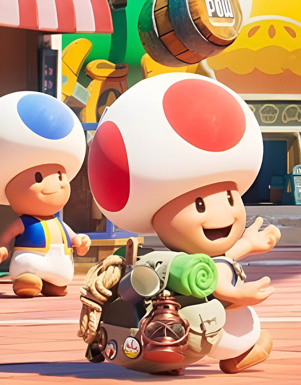 mario toad wallpaper