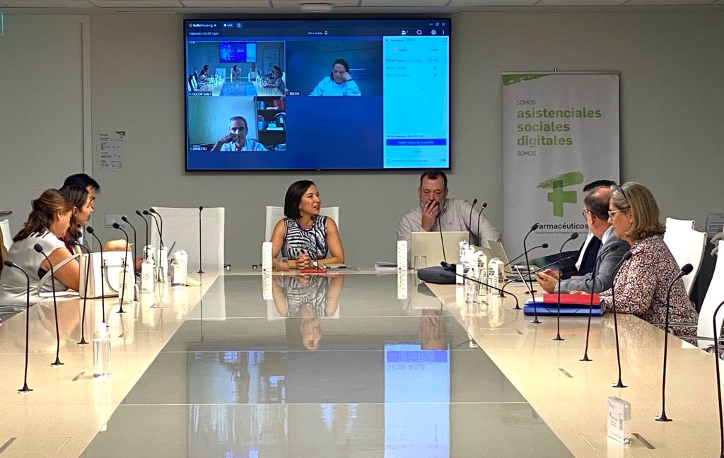 Farmaceuticos_'s tweet photo. Reunión hoy de la Comisión de Mutualidades de @Farmaceuticos_ para avanzar los trabajos con MUFACE del nuevo concierto, así como la incorporación de nuevas autonomías a la receta electrónica de MUFACE privada #SomosDigitales https://t.co/JRBHCjS9pO