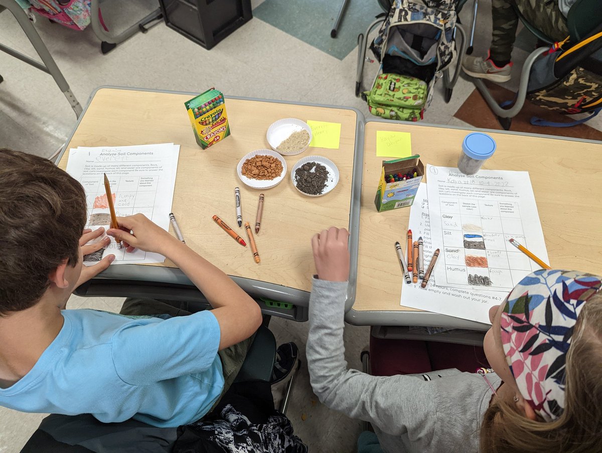 adcockhome's tweet photo. 3rdgrd STEM Day @FRESWarriors is in full swing! Learning about soil requires analyzing the soil components,digging to find out the type of soil in our schoolyard,and meeting the red wiggler worms in our worm bin. #DoingRealScience Later they will design their own soil 4 planting! https://t.co/YoivTXZpaj