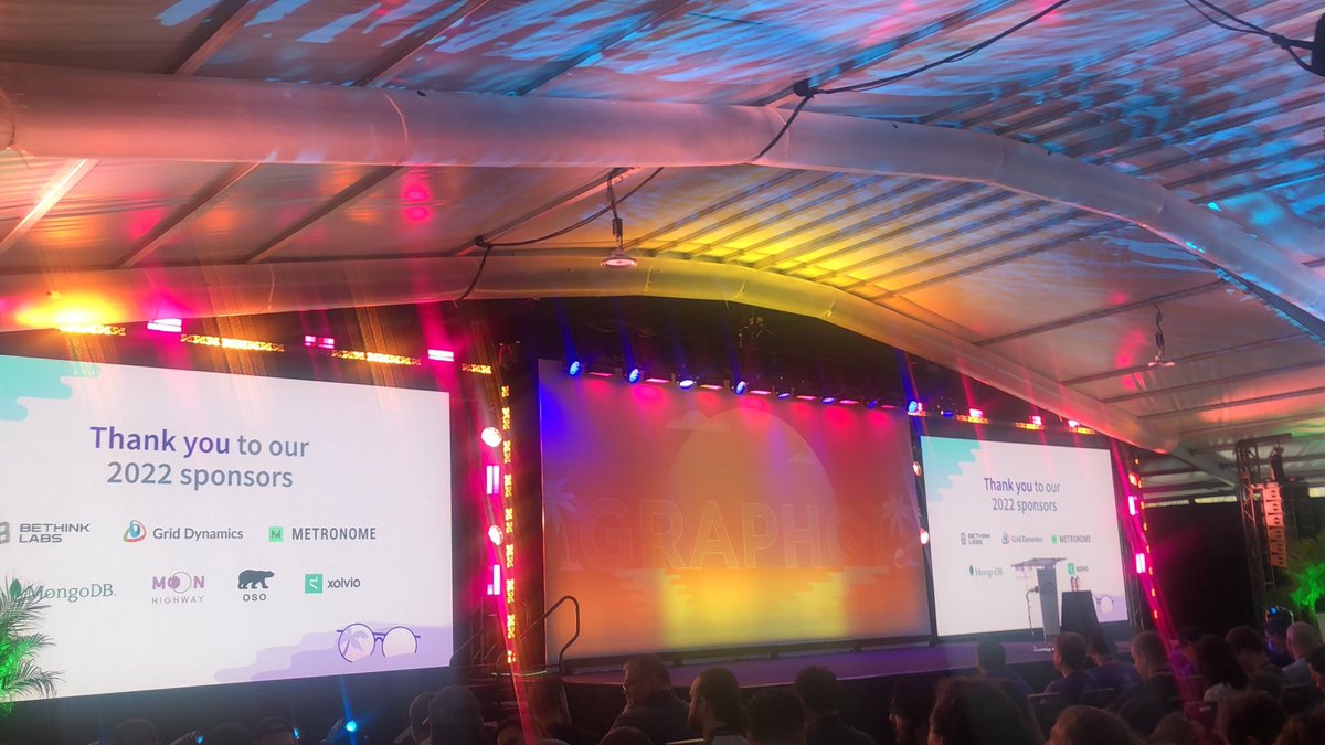 HashimSabriye's tweet photo. 2nd day of the 2022 GQL summits kicks off with Matt DeBergalis - CTO & Co-founder of Apollo GraphQL.Matt made some interesting new features announcements #GraphQLsummit #apollorouter1.0 #SupergraphDevelopmentKit #GlobalSuperGraphRunTime #SchemeDeliveryPipeline #GraphOS https://t.co/L25blBkIg9