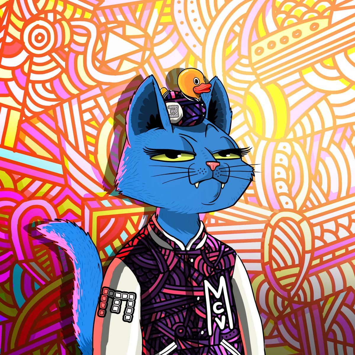 biggunn01's tweet image. With @MetaTiles being live again I'm changing my pfp to this Meta Tiles x Mars Cats Voyage derivative. #Metatiles #MarsCatsVoyage