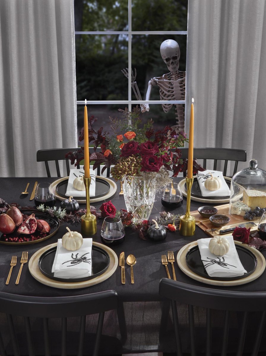 HomeDepot's tweet photo. Set the table for a spooky good time, Halloween is knocking 💀: https://t.co/ShDSAdPsSp

Designed by @renohusbands https://t.co/Zi0fpI763y