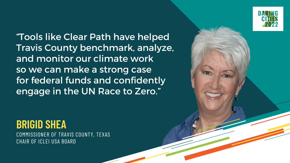 Daring Cities (@daringcities) on Twitter photo LIVE AT #DARINGCITIES
<a href="/CommishShea/">Brigid Shea</a> of <a href="/TravisCountyTX/">Travis County TX</a> and <a href="/ICLEI_USA/">ICLEI USA</a> Board member shares how strong data and information can help local governments go a long way in their #ClimateAction efforts LIVE AT #DARINGCITIES
<a href="/CommishShea/">Brigid Shea</a> of <a href="/TravisCountyTX/">Travis County TX</a> and <a href="/ICLEI_USA/">ICLEI USA</a> Board member shares how strong data and information can help local governments go a long way in their #ClimateAction efforts