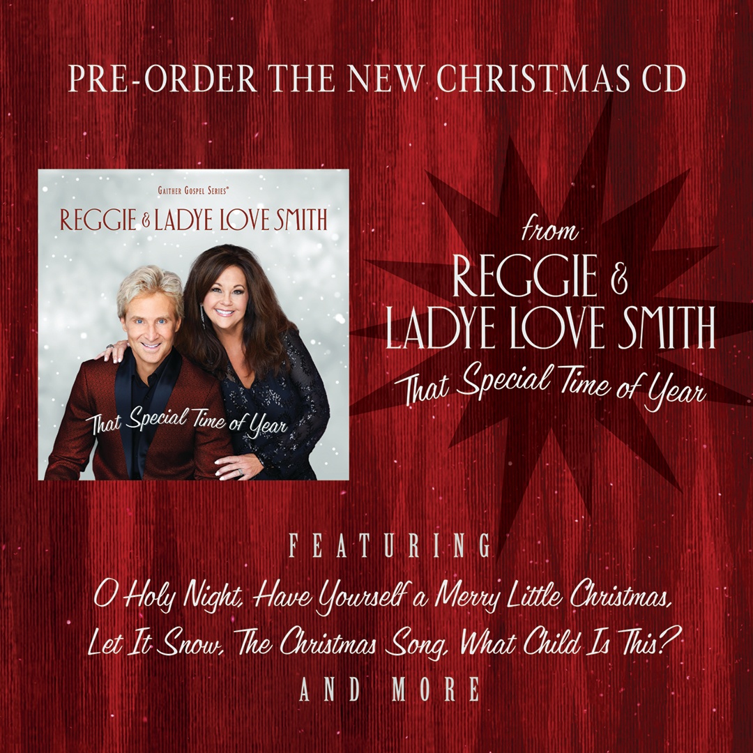 Gaithermusic's tweet image. Reggie &amp;amp; Ladye Love Smith's That Special Time of Year CD releases this Friday! 🙌 Pre-order today here: gaithermusic.lnk.to/RLSpecialTime

@ReggieLSmith