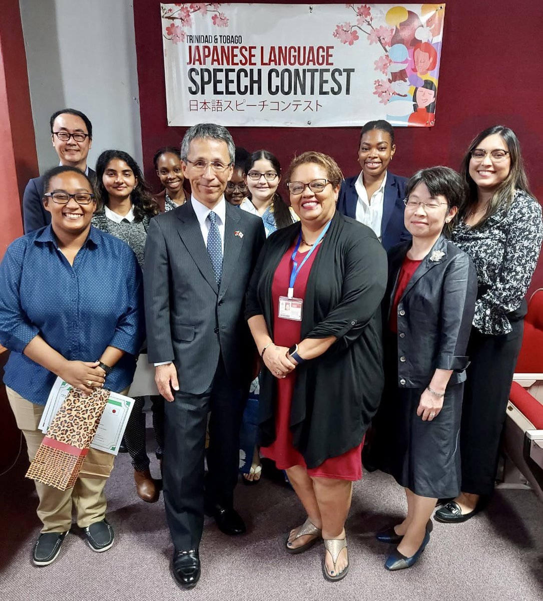CLLUWI's tweet photo. Another exciting Japanese Speech Language Contest is a wrap! Missed the stream? Get caught up here: https://t.co/vfzotUItyJ #Japan #japanese #nihongo #learnJapanese @UWI_StAugustine @UWISTAGuild #beUWI https://t.co/AgnpNTKFDC
