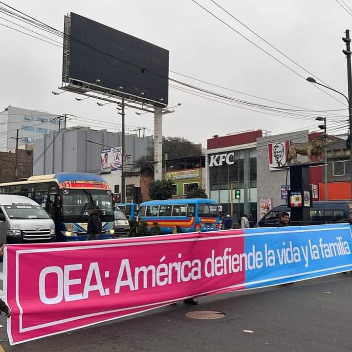 SofiaCarrilloZ's tweet photo. Lima es una ciudad hostil para la comunidad LGTBIQ+(no es una novedad, lamentablemente) . Colocar en el imaginario colectivo que quienes defienden y respetan la diversidad sexual están en contra de la familia es una estrategia basada en la mentira y la discriminación. #OEAenPeru https://t.co/uJxBkz4FCp