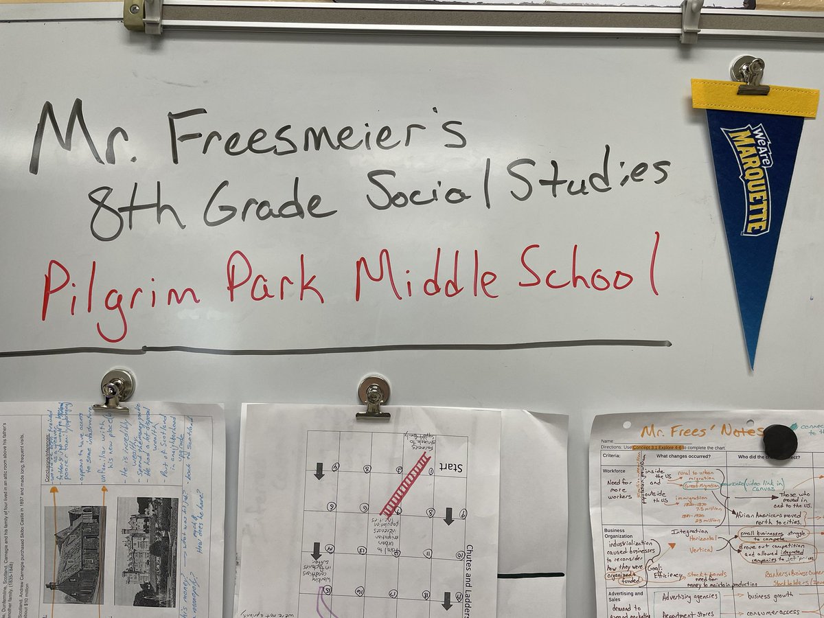 PodcastTeachers's tweet photo. Proud addition to the classroom!!! #MUPennantAchievementUnlocked @MarquetteAlumni https://t.co/hNQpRPokq4