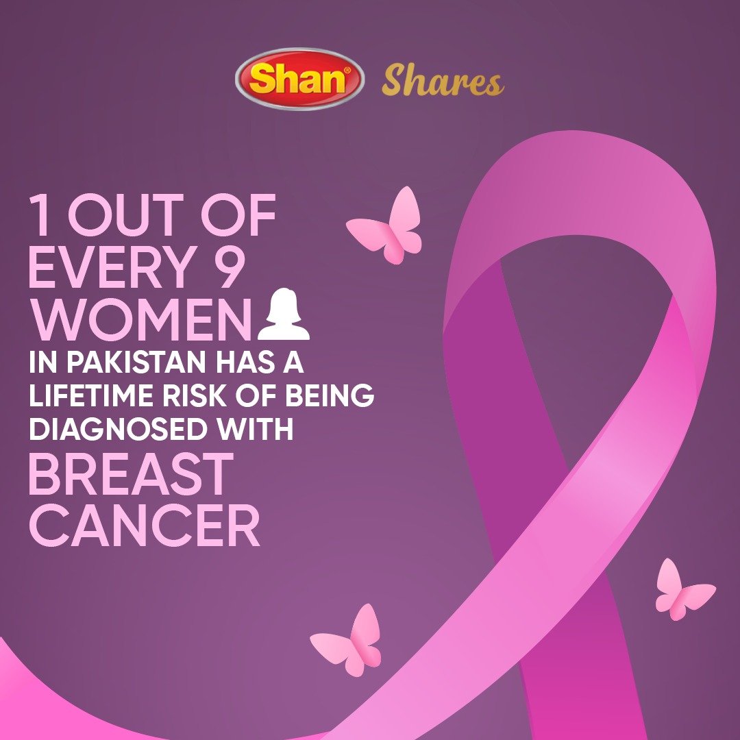 ShanFoods's tweet photo. Around 40K women die from breast cancer every year in Pakistan. It is extremely important to raise awareness regarding breast cancer and put an end to the taboos attached with it.
#Detect2Protect
#Fightagainstbreastcancer
#Breastcancerawarenessmonth https://t.co/DbNiEWMKVo