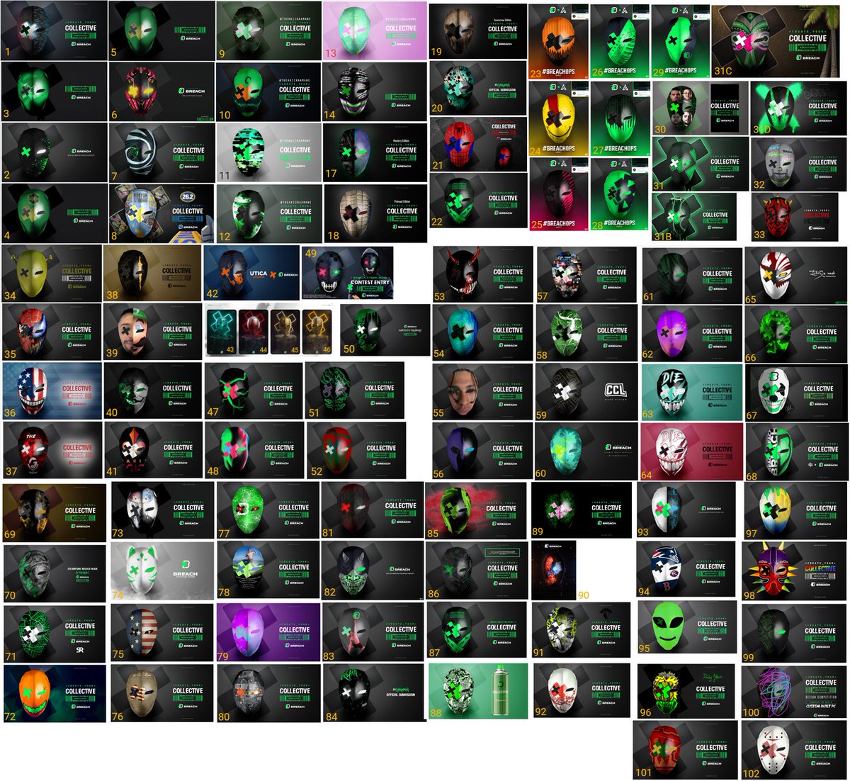 M80Boston's tweet photo. THE #BreachOps CONTEST IS OFFICIALLY CLOSED!
Thank you everyone for your amazing submissions and for showing us just how creative the Breach and CDL community is! We will be reviewing the submissions today and showing off the Top 16 tomorrow morning π¨ https://t.co/veEpOJke01