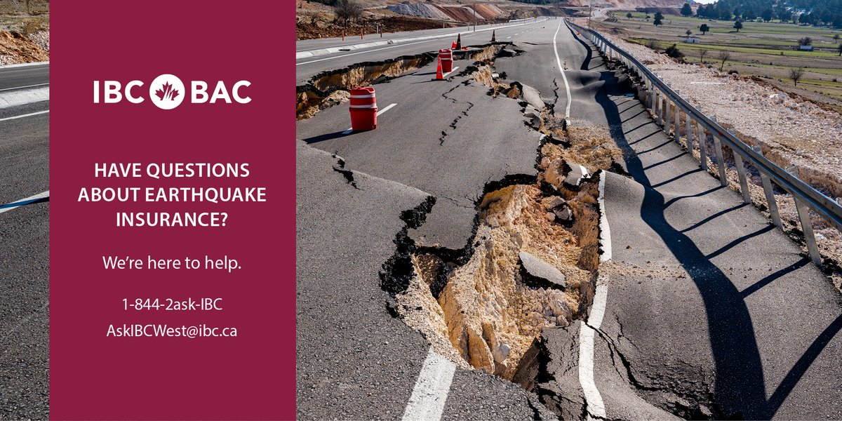 IBC_Pacific's tweet photo. Before you buy or renew an #EarthquakeInsurance policy, take the time to look online & shop around. For additional info, please visit https://t.co/5O1lYOgnYW or call IBCโs Consumer Information Centre at 1-844-2ask-IBC. Weโre here to help. #EarthquakePreparedness https://t.co/mN1iKBGCGp