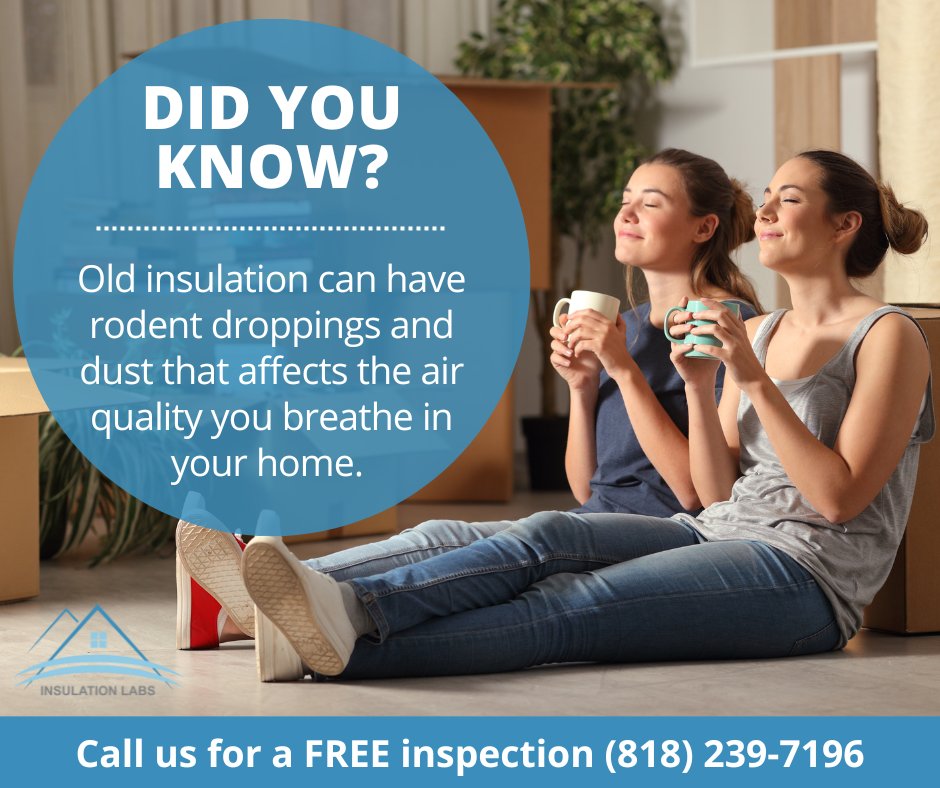 Insulationlabs's tweet image. Get new insulation to keep you and your loved ones safe and healthy. Call us today for a free inspection for new insulation (818) 239-7196!
