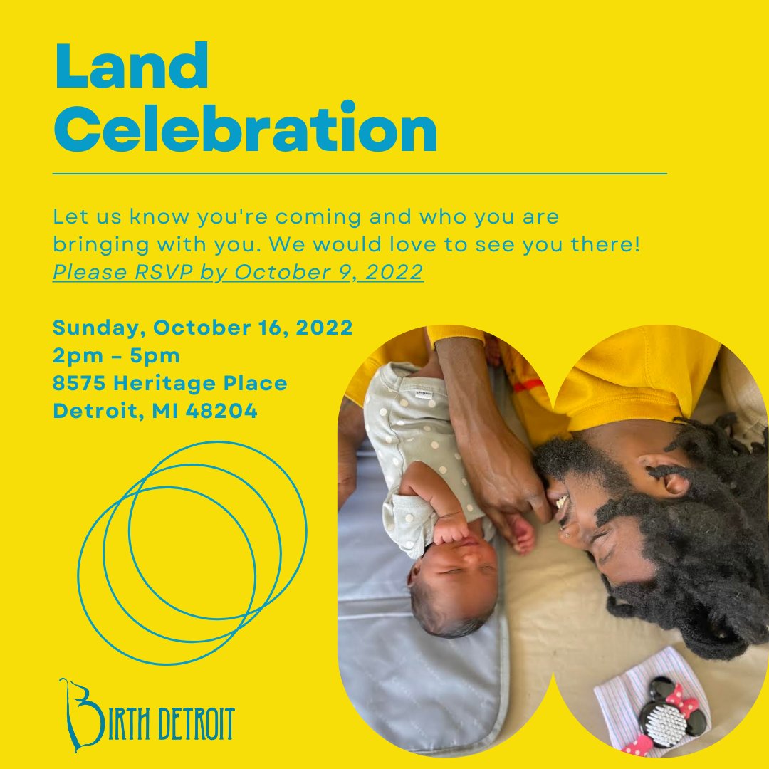 BirthDetroit's tweet photo. Come enjoy family and friends, appetizers, desserts, pumpkin painting, bonfires - and learn how you can help fundraise for the #BirthCenter and share your ideas about the design of the city’s first community birth center. Please RSVP by October 9th,  https://t.co/NM4uLSWqqq https://t.co/H8dtZEK9c4