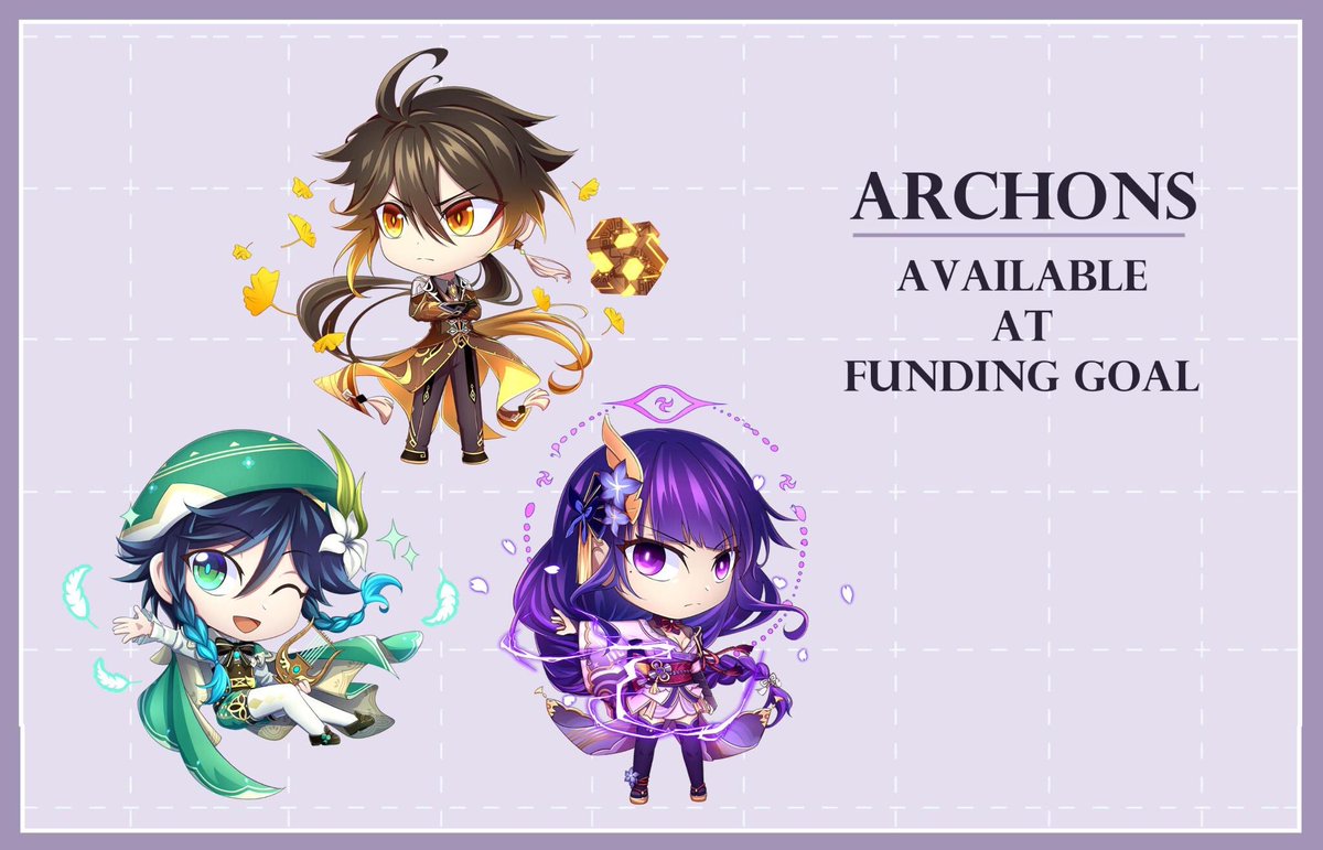 HuaRuoxuan's tweet photo. My kickstarter is live! Link is in my Bio! Help make my merch artist dream come true :D
End date: November 19, 2022
There are a few super discounted limited early bird tiers for those interested! It would be a great present for your genshin super friend!!

#genshin #genshinimpact https://t.co/Frx1qC5CwZ