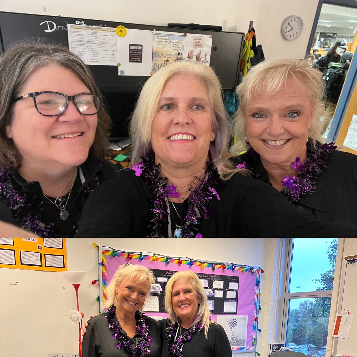 Actual twin day. We twinned and tripleted. #starryhocofaculty @FCPSHayfieldSS <a href="/HayfieldSGA/">Hayfield SGA</a> <a href="/FCPSR3/">FCPS Region 3</a>