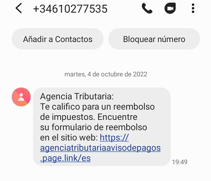 TitoEndi's tweet photo. @policia A mí  me ha llegado hoy.  ¿Dónde hay que denunciar esa mierda? https://t.co/KSQng2fgZ8