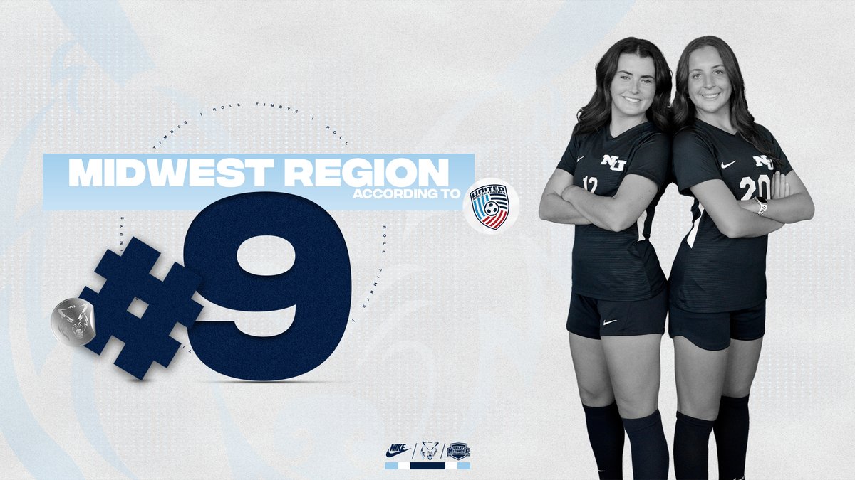 nutimberwolves's tweet photo. .@NUwomensoccer Stays Put At No. 9 In Latest USC Regional Rankings #RollTimbys🐺 https://t.co/RXWIwSnrqE https://t.co/42UybF9FVU