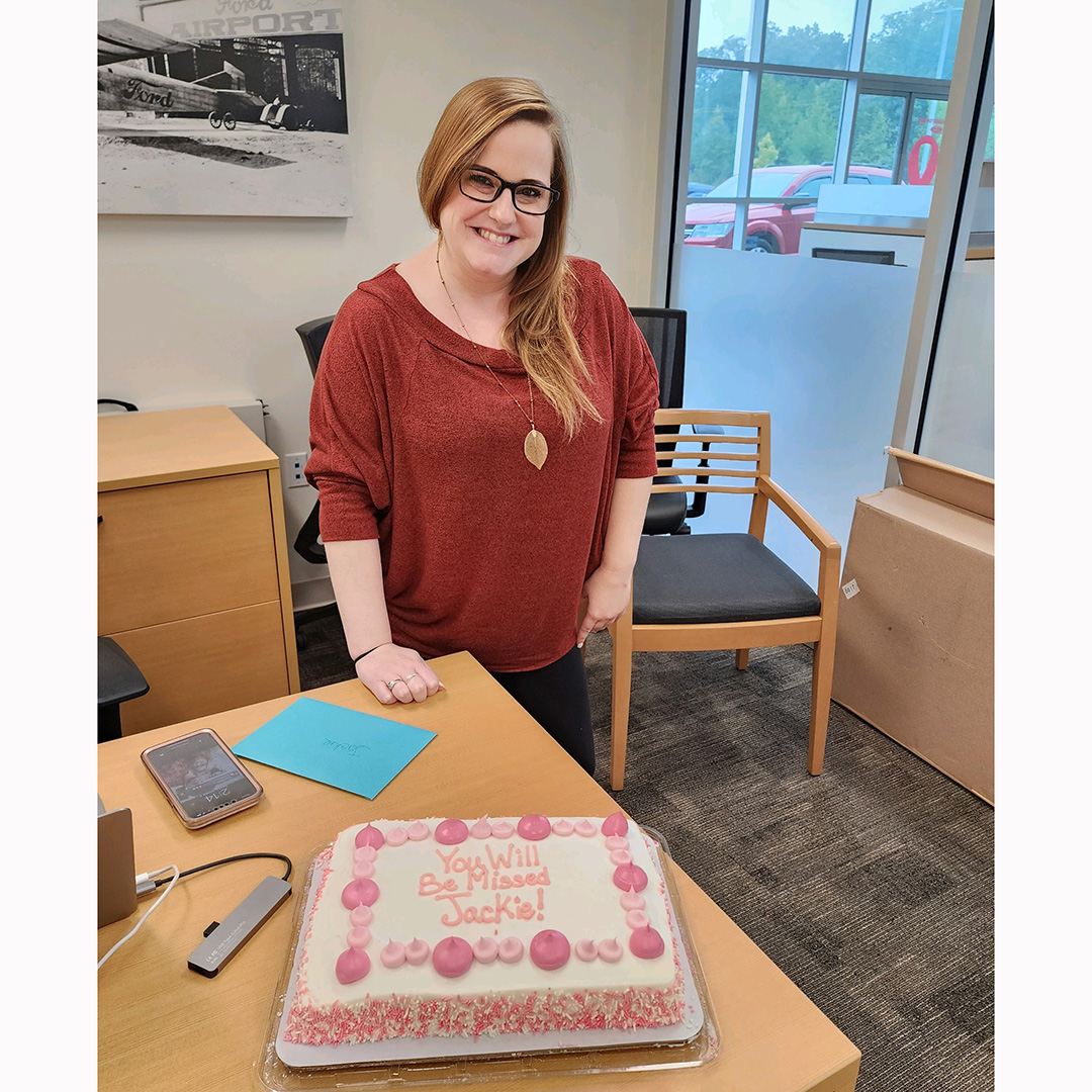 We are wishing a farewell &amp; good luck to our Marketing Manager, Jackie, as she embarks on her next adventure! Congratulations, Jackie! We will miss you!