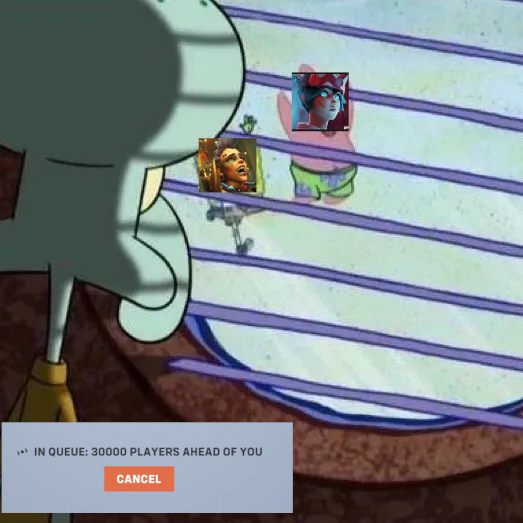 mrtheelk's tweet photo. waiting to get into OW2 while your friends play it in a discord call be like #Overwatch2 https://t.co/7ZH3dR8VHT