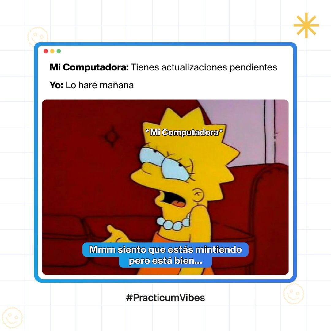 tripleten_latam's tweet image. 🙄Si ya sabes como soy... ¿para qué me preguntas sobre las actualizaciones? 🤣
.
.
.
#PracticumVibes #meme #techmemes #techmeme #practicum #webdeveloper #datascientist #datanalyst #practicumlatam