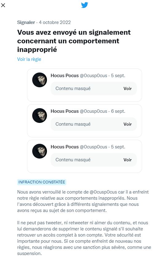 Tiens mon vilain! Ça t'apprendra à être irrespectueux!