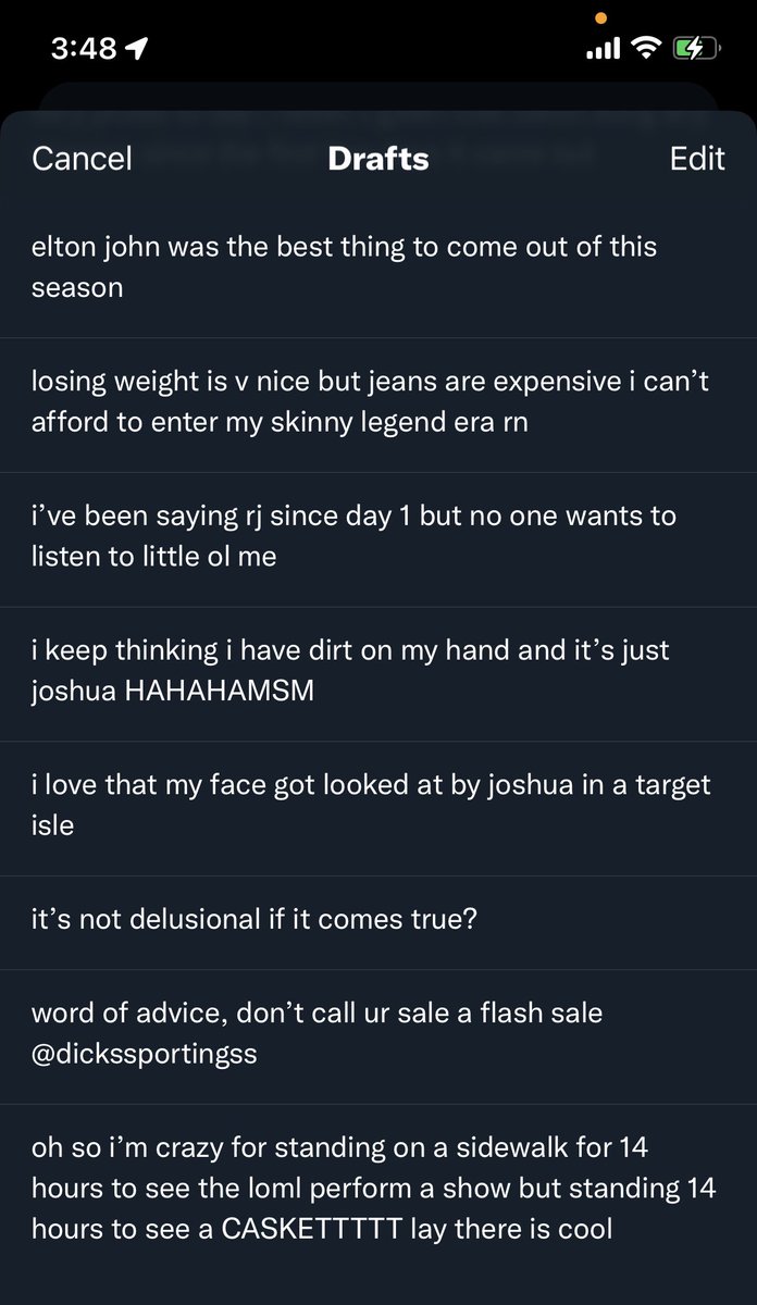 wallowsgarden's tweet image. draft dump #tagurself