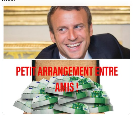 occidek5's tweet photo. #MacronDestitution #Macron #MacronDemission #MacronNousPrendPourDesCons #Macronie #MacronLeFou #Macronistan #MacronDEGAGE #EmmanuelMacron @EmmanuelMacron

@vonderleyen
 #VonDerLeyen #VonderleyenGate https://t.co/GQdbb4qsLm