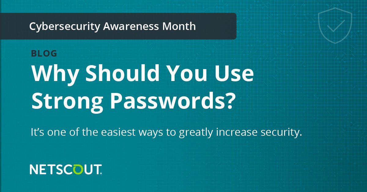 Mi_hops's tweet photo. According to the Verizon #DBRI Report, 81% of hacking-related breaches used stolen and weak passwords. The phrase “strong password” may sound intimidating, but it can make a big difference in whether or not you get breached. @NETSCOUT #SeeYourselfInCyber https://t.co/EmOIzXrMfo https://t.co/RPRDZZy8wP