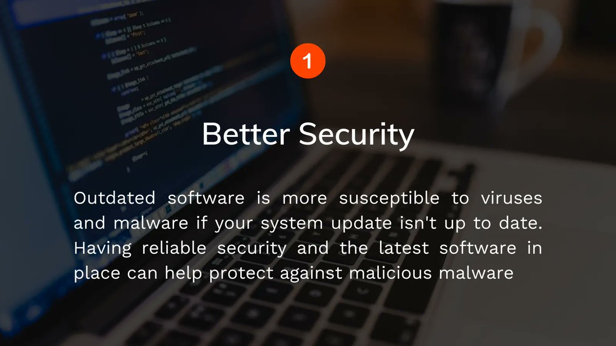 Valupc's tweet photo. #TechTipTuesdays💻

This weeks #TopTechTip - Check out our top reasons why it's super important to keep your software systems up to date!

#ValuPC #SmallBusinessTricks #ComputerSystems #SystemUpdates #SystemUpgrades #BetterSecurity #IncreasedEffiency #ReducedCosts https://t.co/M7RJhIixfb