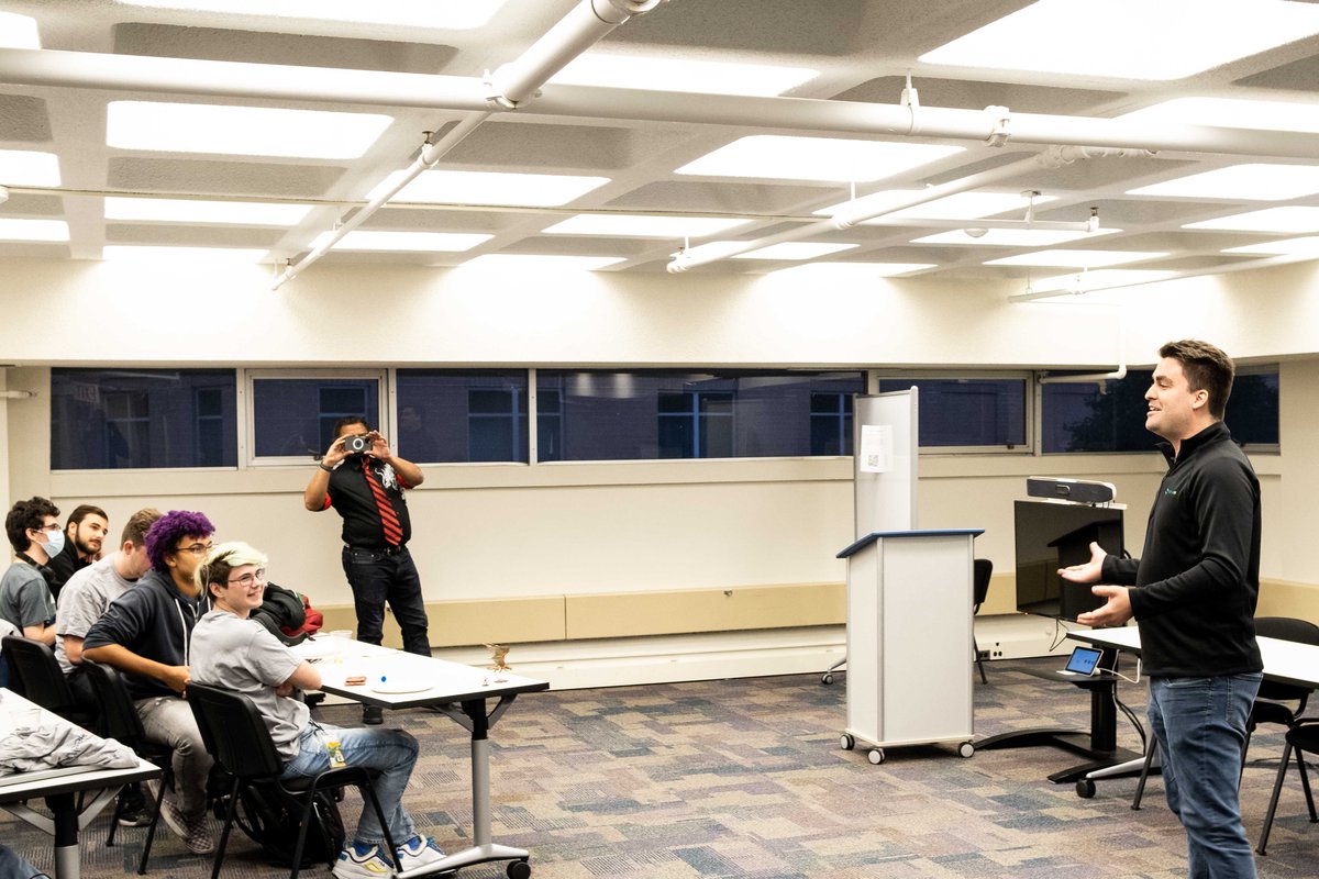 RealizedCare's tweet photo. Our Brandon Hedges, Senior XR Software Engineer, giving a talk about serious games and how impactful they can be for social change at @SciPitt's Games4SocialImpact game jam this past weekend.

Woohoo!! https://t.co/afj96lPATu