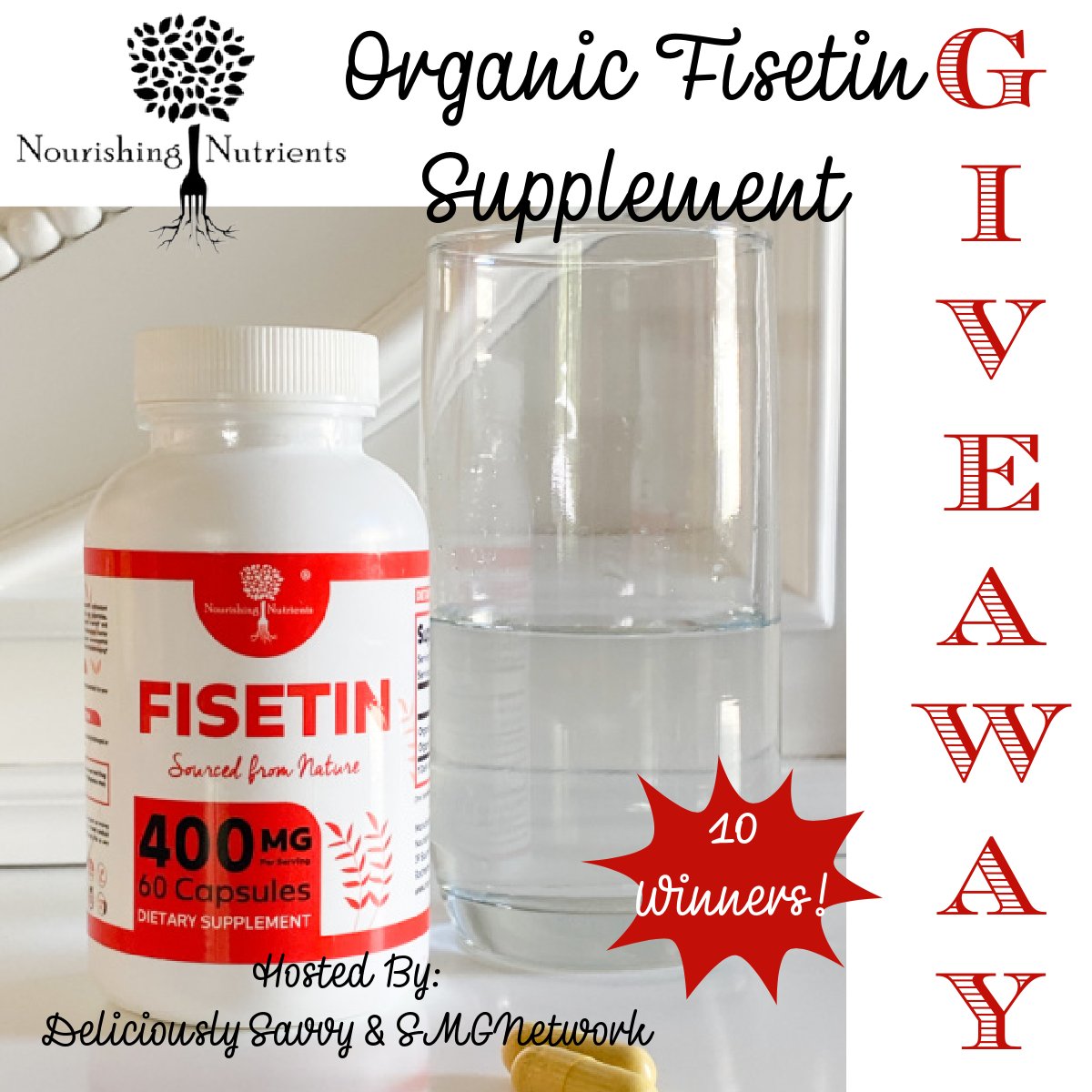 DeliciouslySavv's tweet photo. 🎉Giveaway Alert🎉Enter The Nourishing Nutrients Organic Fisetin Giveaway! (10 Winners ~ $430 TRV!) Helps With Brain Fog, Cognitive Function &amp; More! @NourishNutrient #FallGiftGuide2022🍂#sponsored

Enter Today &amp; Good Luck👉https://t.co/EiC5YgD3Rv via @deliciouslysavv https://t.co/Bk1xSjlT9k