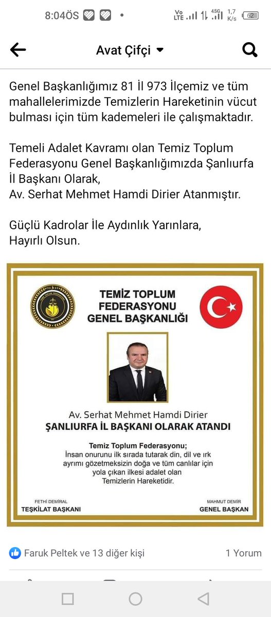 ciftciavat35's tweet photo. @clkyserif @TemizToplumfdr @Mahmut1Demir @NecmettinEYHAN2 @GobeklitepeA @urfadanhabercom
@urfanatik_com https://t.co/JLJoKJFggX
