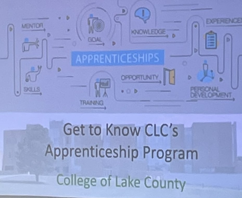 schuyler_gina's tweet photo. .@Grayslake127 hosted our first of several events for Manufacturing &amp; Trades Month. @CLCIllinois Apprenticeship Programs were highlighted to 45 students today. #careerexploration #apprenticeships Great work Mrs.Oddo! @Grayslake_Rams @GrayslakeNorth https://t.co/DcJcdWqptd