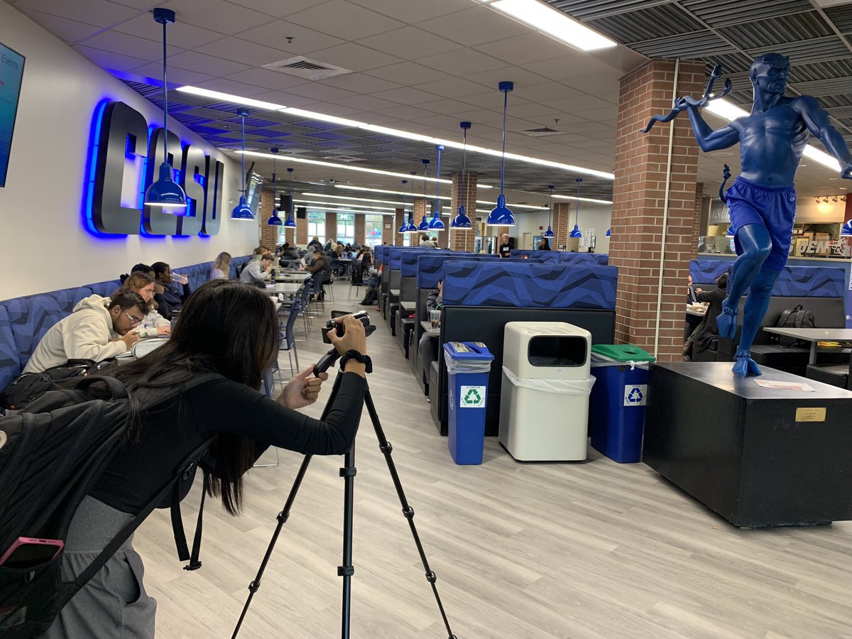 TedSheridanJRN's tweet photo. @CCSUJournalism Senior Grace Woznicki is in action today on #NewsEngagementDay! She prefers to get her news on Twitter, and follows @people magazine! #CCSUJournalism #JRN340 https://t.co/H8GcmioMnp