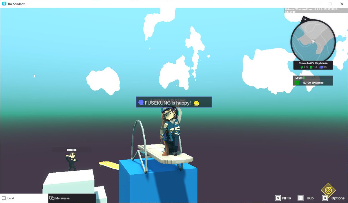 Fusekung10's tweet photo. @TheSandboxGame @steveaoki I just participated in the #SandboxAlphaS3Giveaway for a chance to win 500 SAND! Found the high diving board in @steveaoki's Playhouse, check out my screenshot below!
👇 https://t.co/xQChlDD3zt