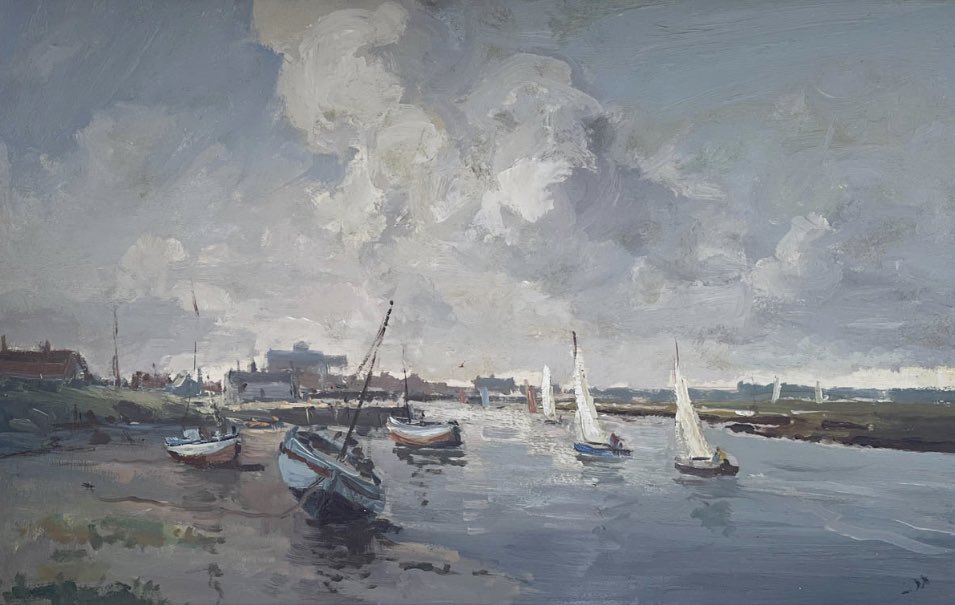 Jack Cox (1914-2007) 
“Wells Harbour”
Oil on Board, Framed
Signed Cox lower right 
55x35cm

POA - Dm if interested!!!

artnorfolk.co.uk

#jackcox #jackcoxartist #northnorfolk #northnorfolkpainting #norfolkpainting #eastanglia #artgallery #fineart #modernart #Norfolkart
