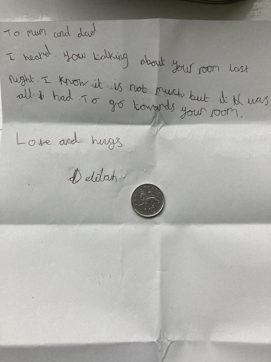 welshmattyhard's tweet photo. Had this from the middle child today 😍 such a thoughtful soul. #prouddad #love @km_hard https://t.co/J485xHboic