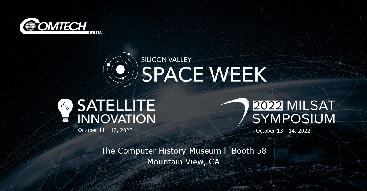 Comtech Satellite Network Technologies on Twitter "Join us at Silicon