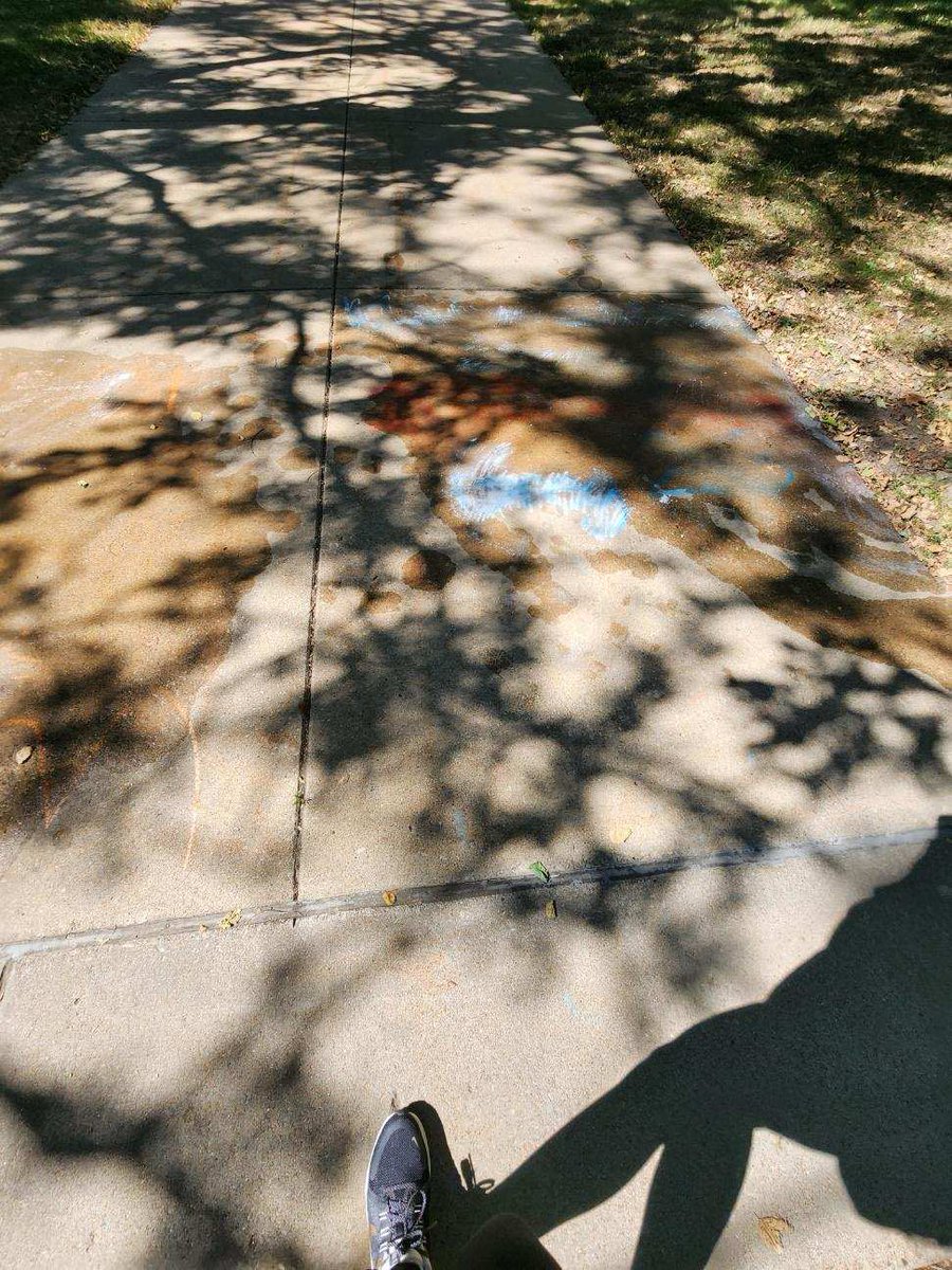 uiuc_yaf's tweet photo. Not only are flyers ripped down, chalk is now erased! Thanks for being “tolerant”! @yaf @MattWalshBlog https://t.co/NNiDOkCez5