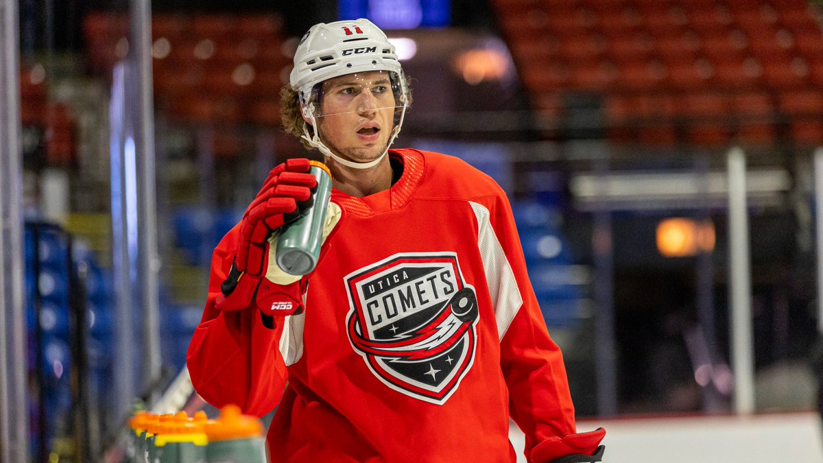ECHLThunder's tweet photo. The boys are looking good at @UticaComets camp 🔥 https://t.co/IGtbIPxmJ1