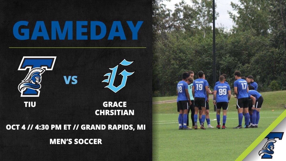 On the road again this afternoon for a non-conference game against the Tigers of Grace Christian University!

📍 Grand Rapids, MI
🕰️ 4:30pm ET
💻 facebook.com/GraceTigers/

#TrojanNation #WeAreTIU
