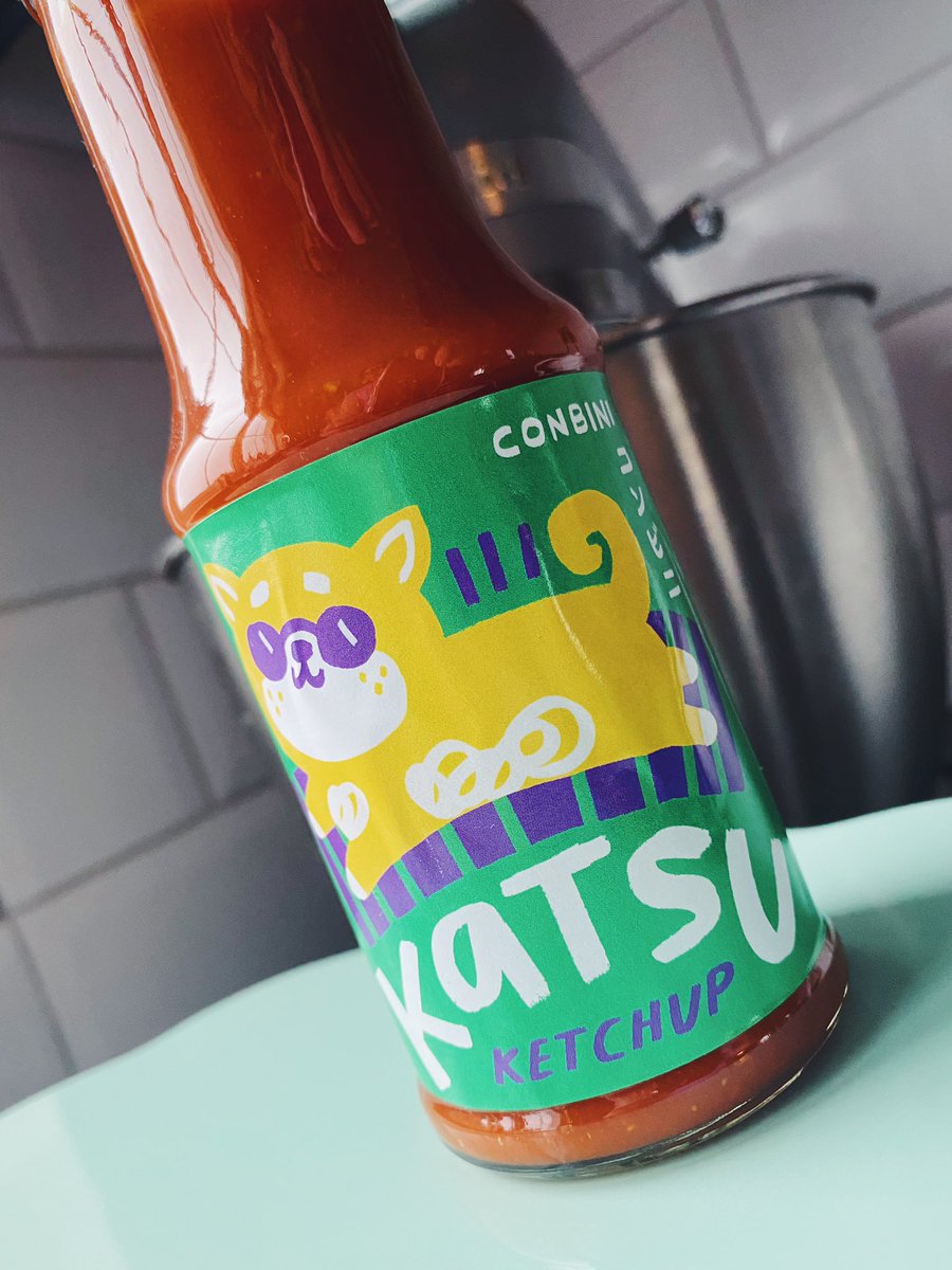 JulieWard_'s tweet photo. When you like your ketchup 💥 Nice Tramore connection too, with chef Holly Dalton the producer.🐱 #combini https://t.co/3kELyKgAoN