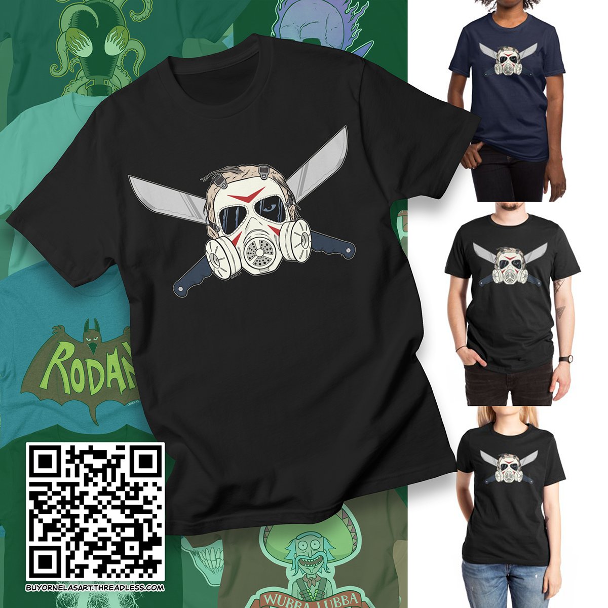 slurmo's tweet photo. It's #tshirtTuesday and your casual reminder that I have a Threadless shop! Check it out. Thanks
https://t.co/VjUOjISYnO
#BuyOrnelasArt #tshirtstore #tshirtdesign #threadless #threadlesstees #illustration #supportlocalartists #shopsmall #tshirtdesign #JasonVoorhees
#lowbrowart https://t.co/w0rj6RnuFy